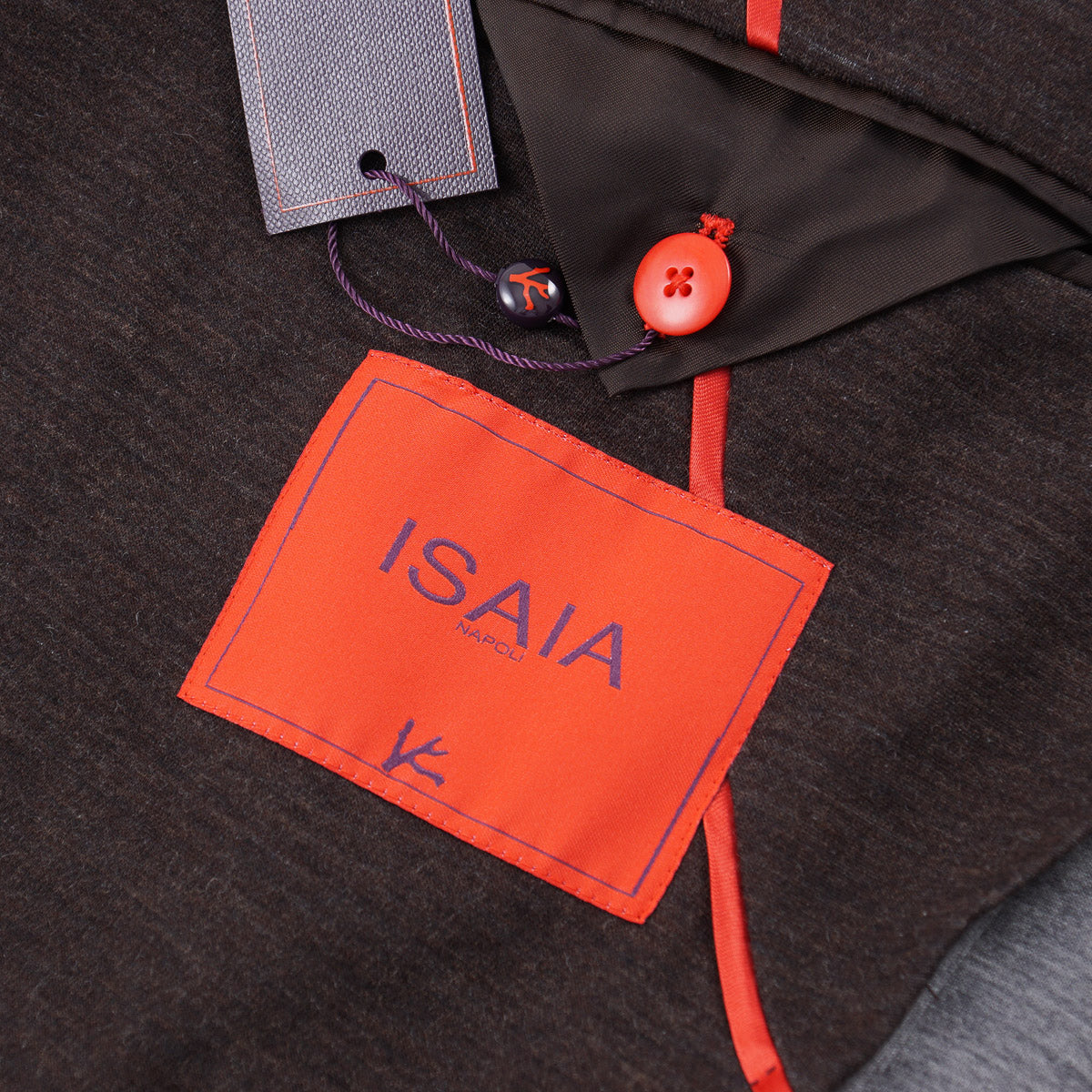 Isaia Deconstructed Jersey Wool Sport Coat