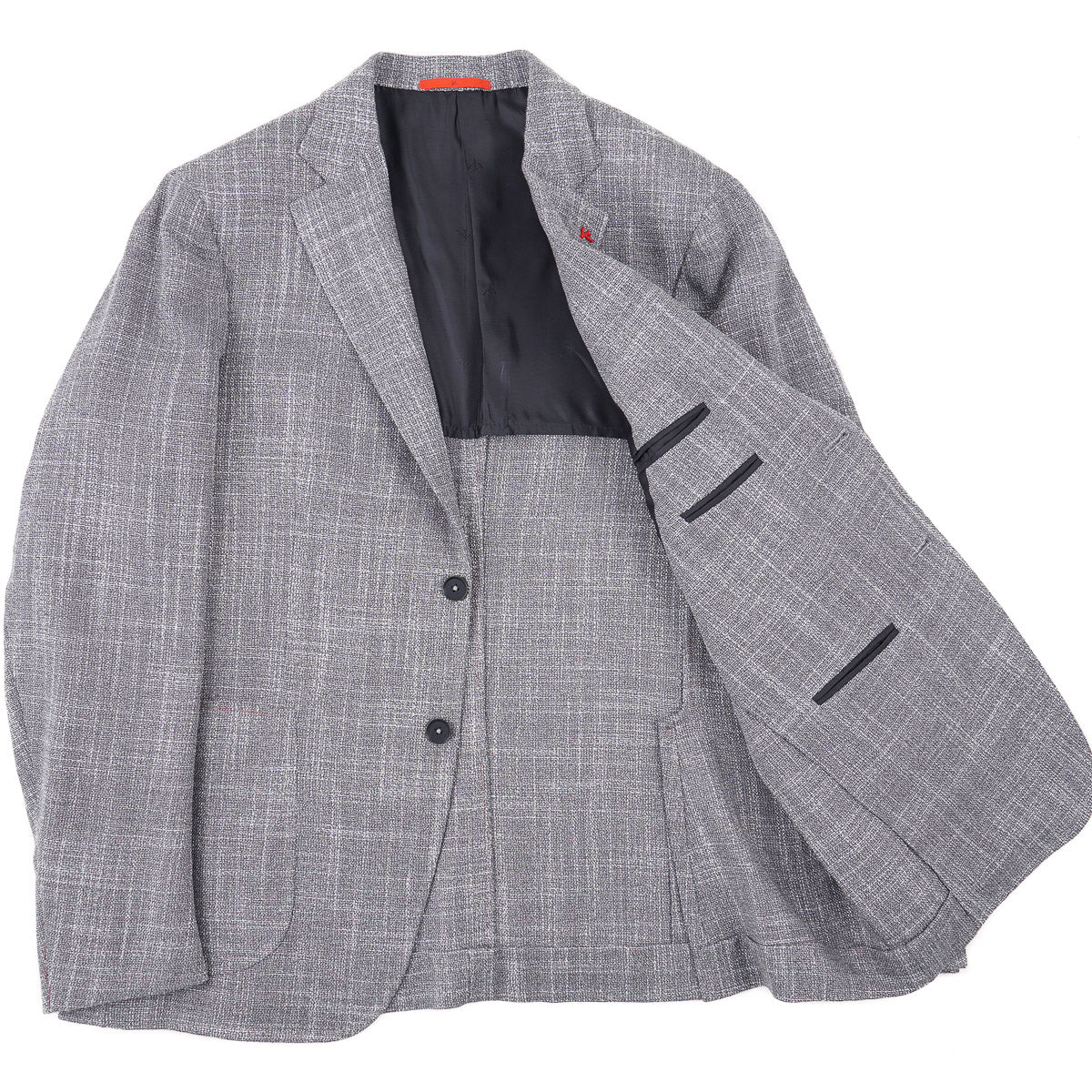 Isaia Woven Wool-Silk Sport Coat