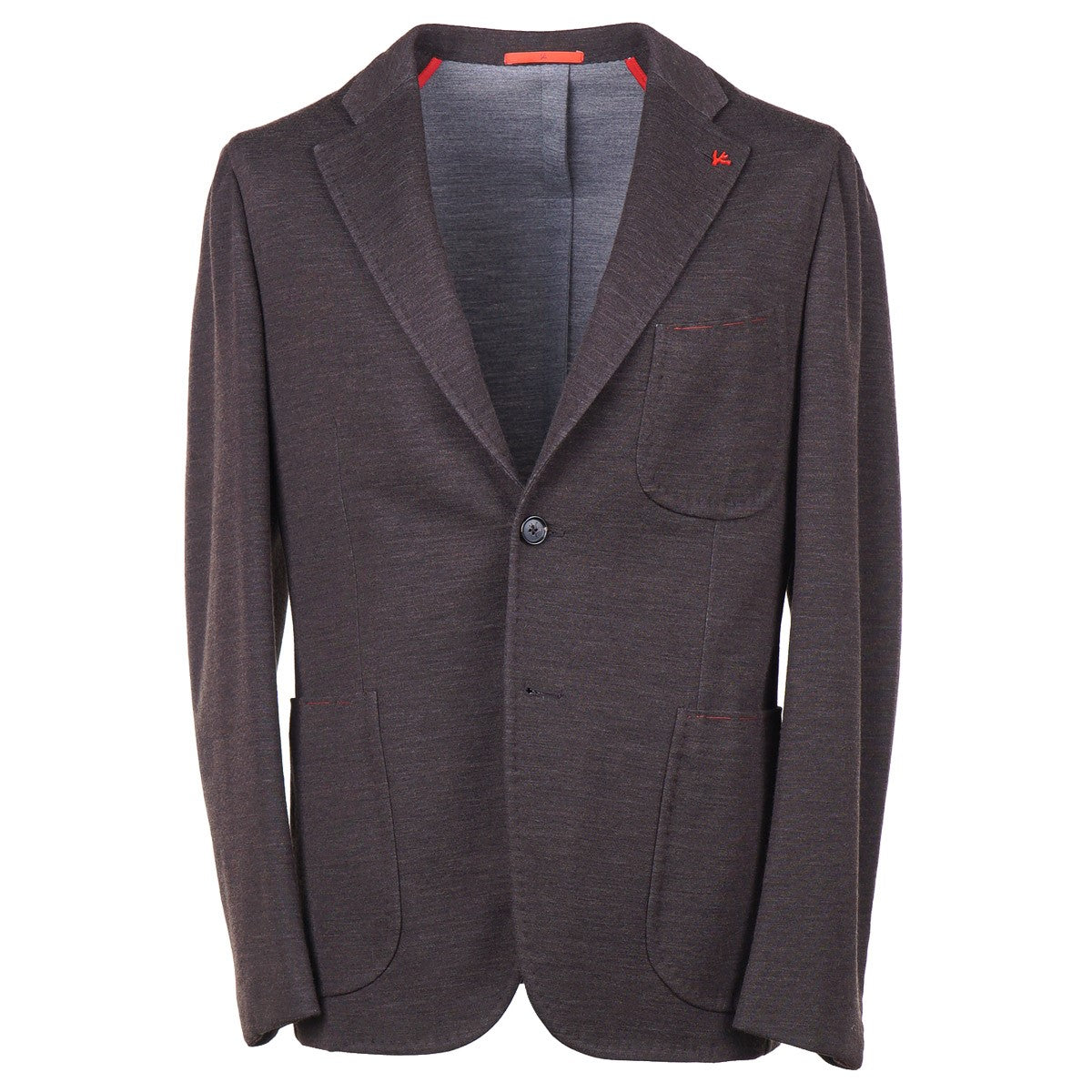 Isaia Deconstructed Jersey Wool Sport Coat