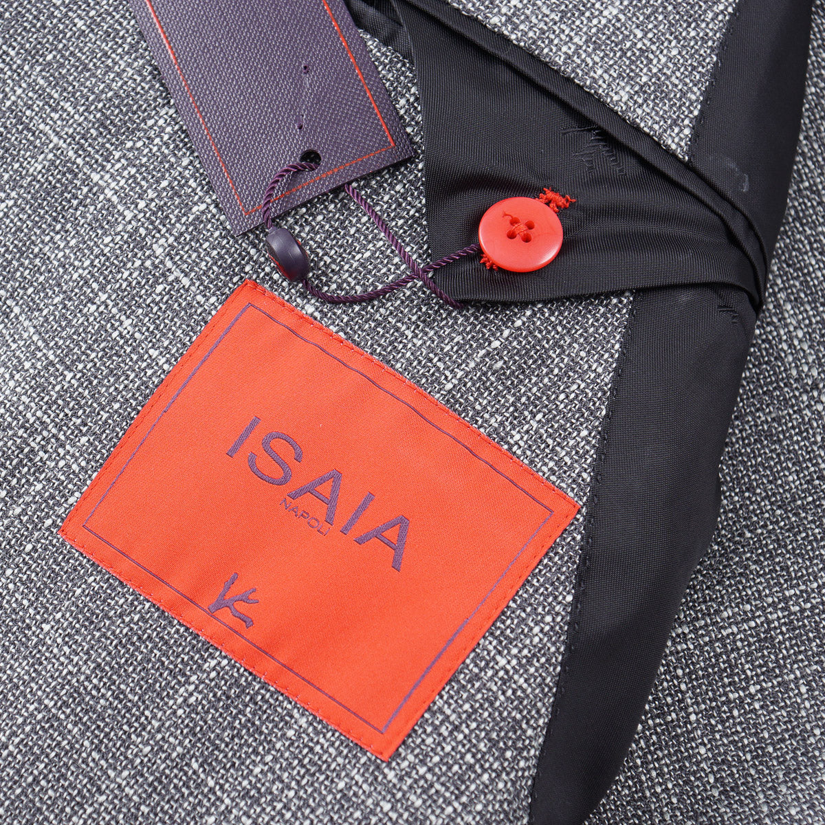 Isaia Woven Wool-Silk Sport Coat