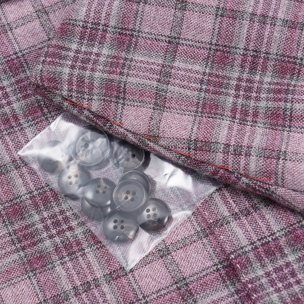 Isaia Layered Check Cashmere Sport Coat