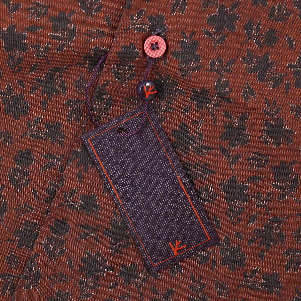 Isaia Printed Shirt with Camp Collar