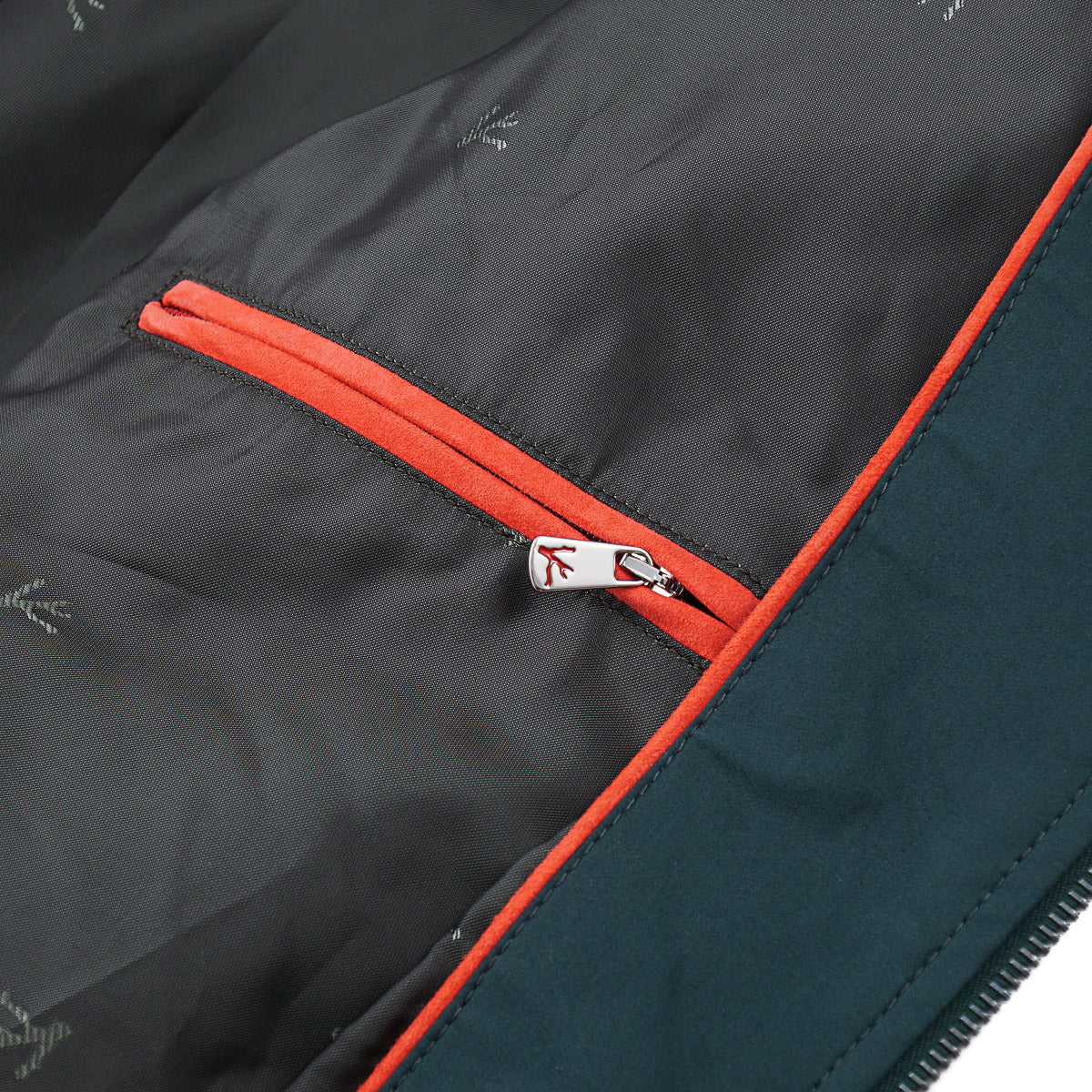Isaia Wool-Nylon-Silk Bomber Jacket