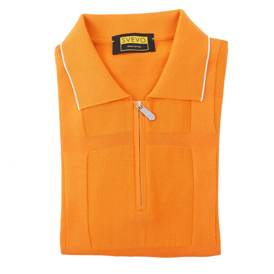 Svevo Knit Cotton Polo Sweater - Top Shelf Apparel