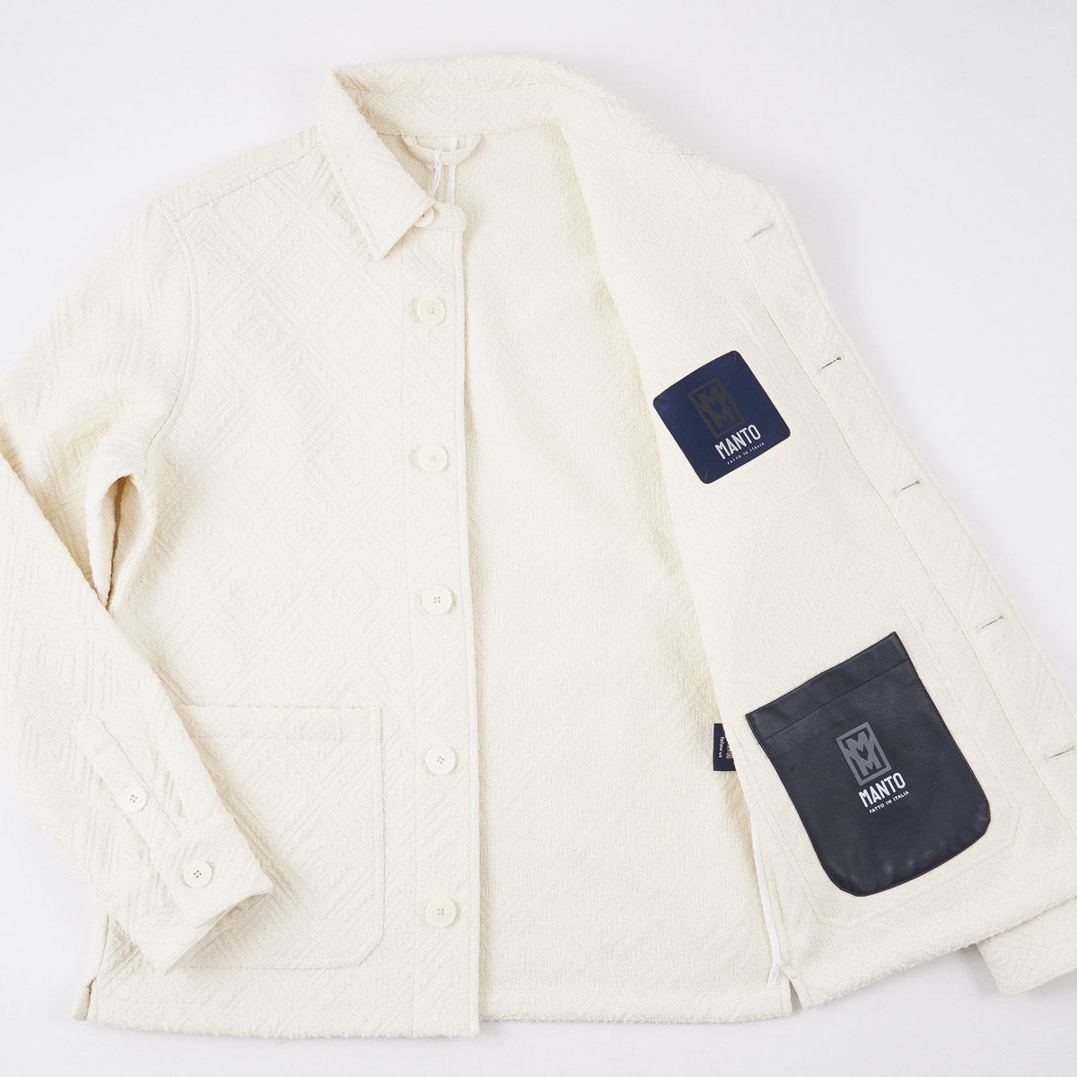 Manto Jacquard Cotton Chore Jacket - Top Shelf Apparel