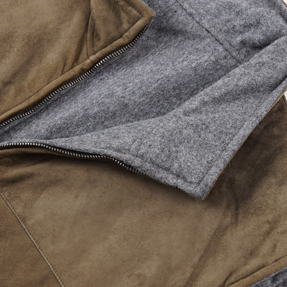 Manto Reversible Lambskin Suede Vest - Top Shelf Apparel