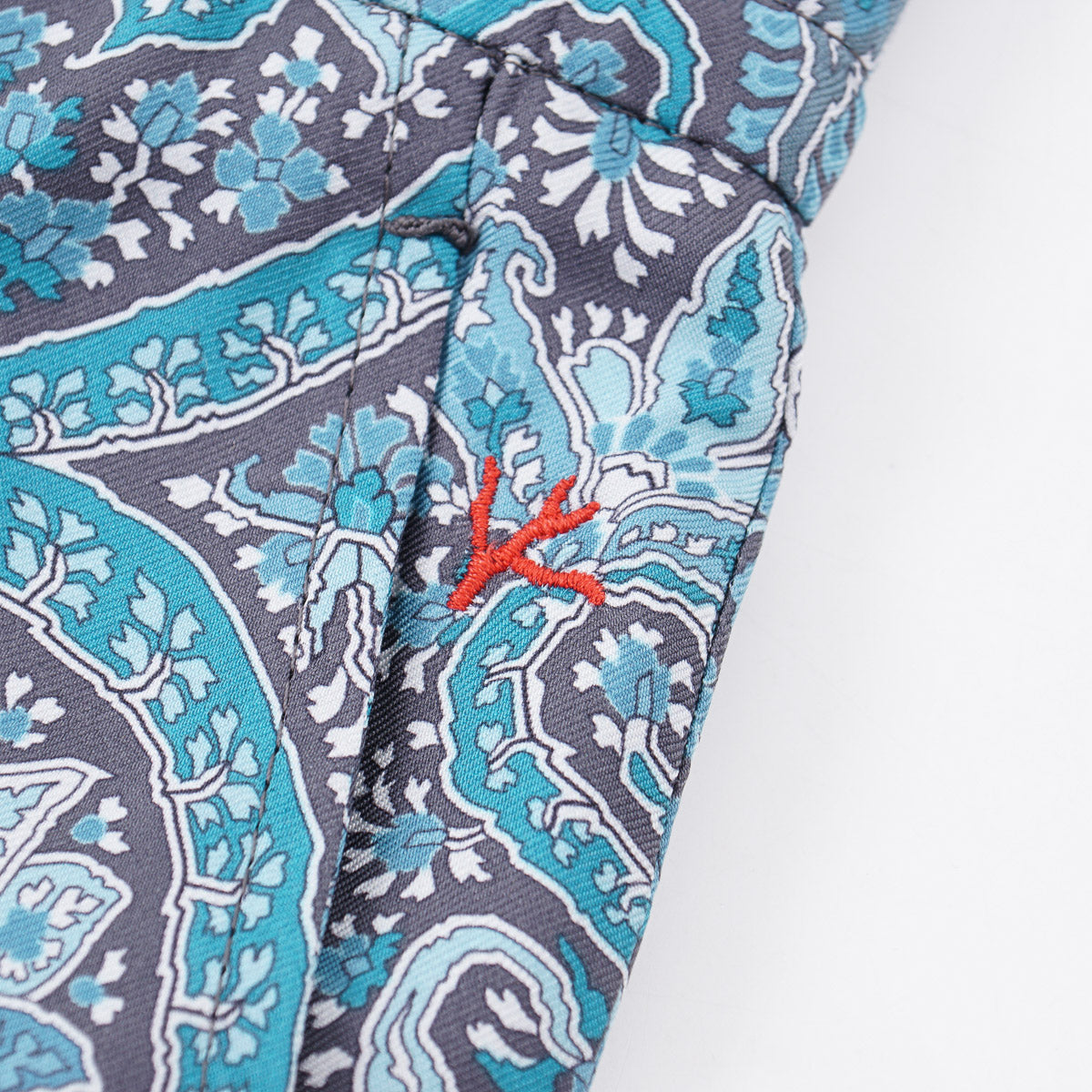 Isaia Printed Silk Drawstring Shorts - Top Shelf Apparel