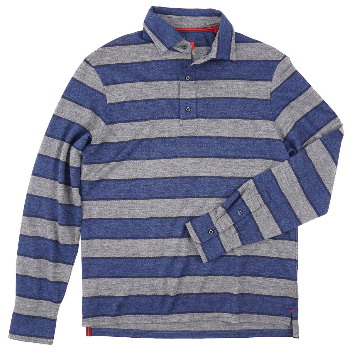 Isaia Long Sleeve Merino Wool Polo - Top Shelf Apparel