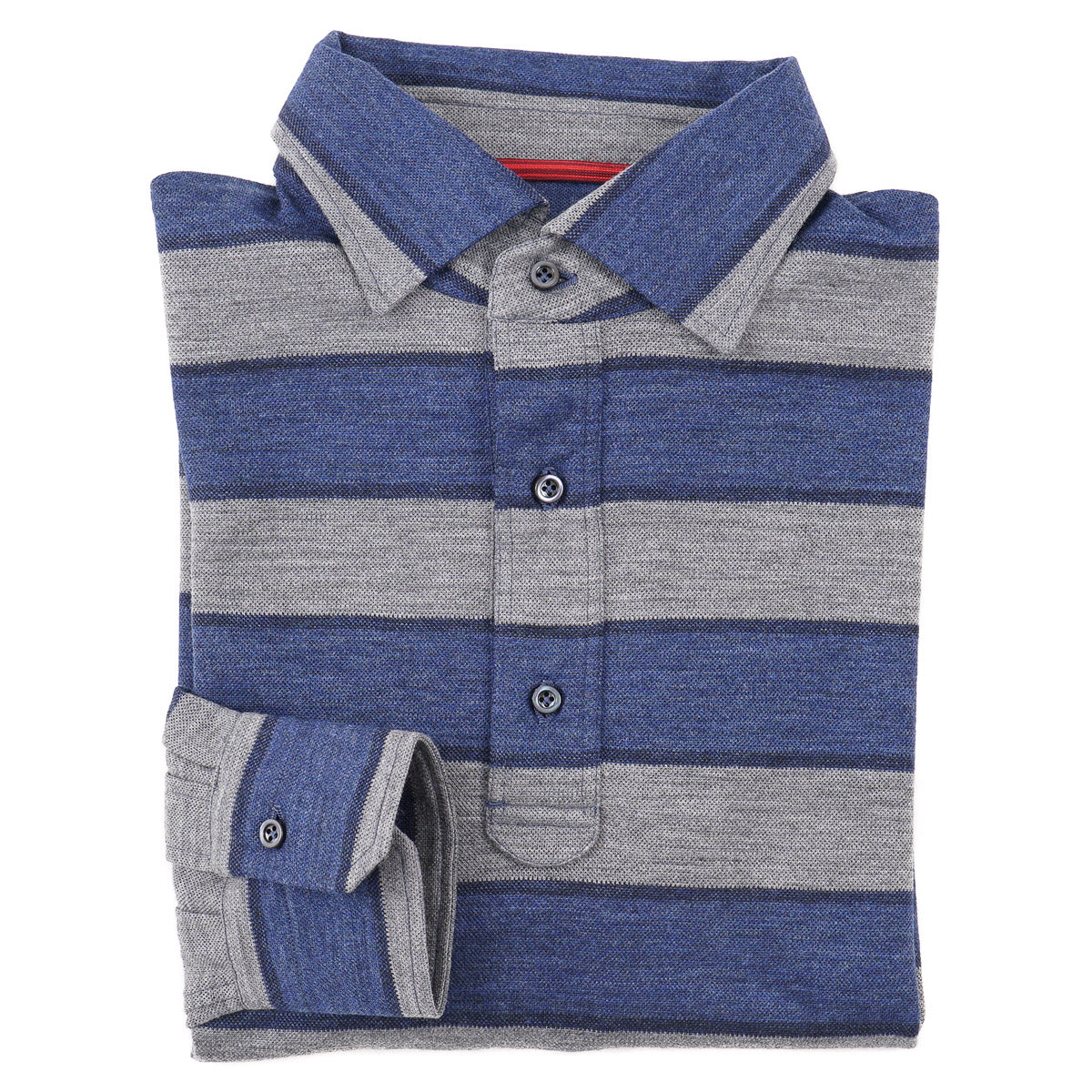 Isaia Long Sleeve Merino Wool Polo - Top Shelf Apparel