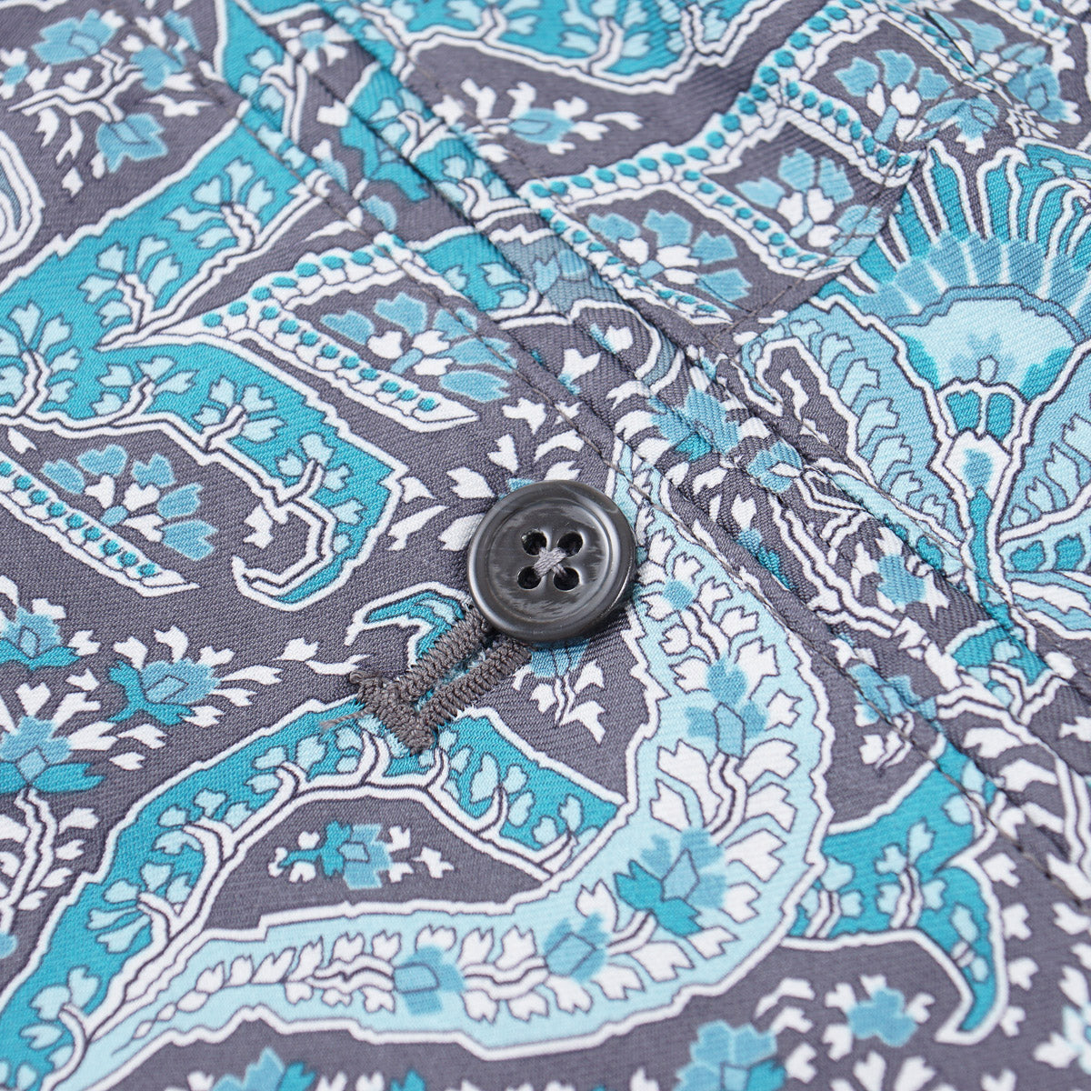 Isaia Printed Silk Drawstring Shorts - Top Shelf Apparel