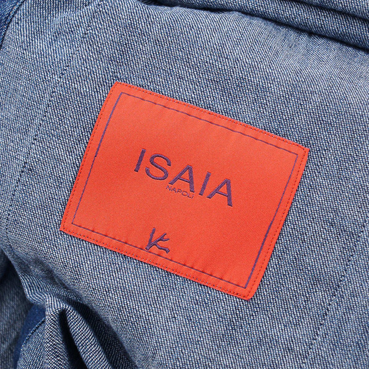 Isaia Denim Cotton Overshirt - Top Shelf Apparel