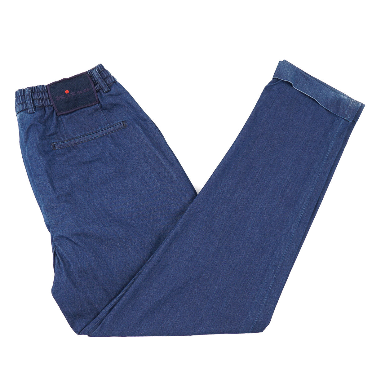 Kiton Chambray Denim Jogger Pants - Top Shelf Apparel