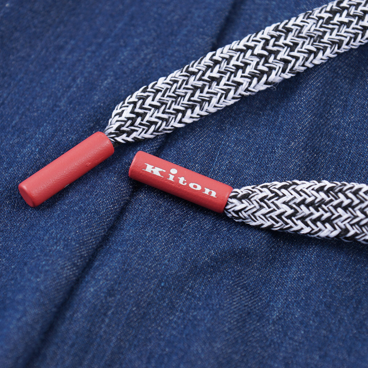 Kiton Chambray Denim Jogger Pants - Top Shelf Apparel