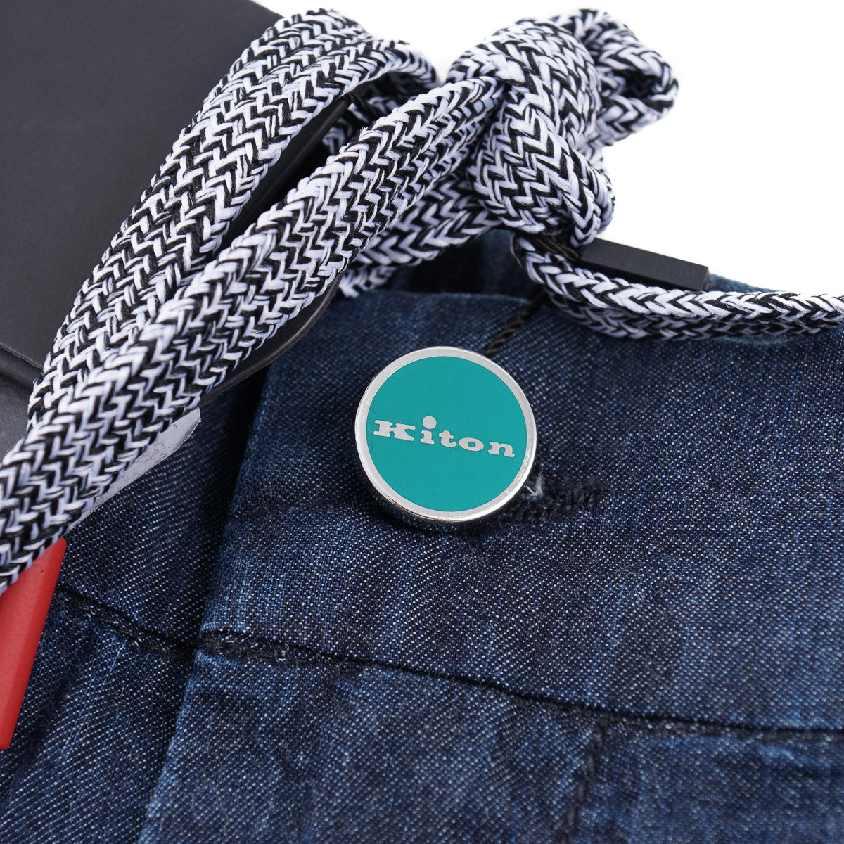 Kiton Chambray Denim Jogger Pants - Top Shelf Apparel