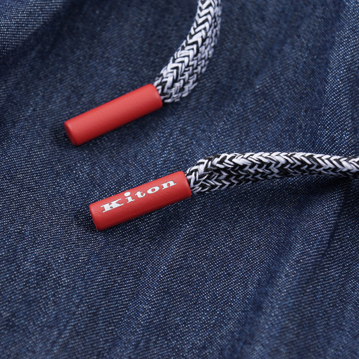 Kiton Chambray Denim Jogger Pants - Top Shelf Apparel