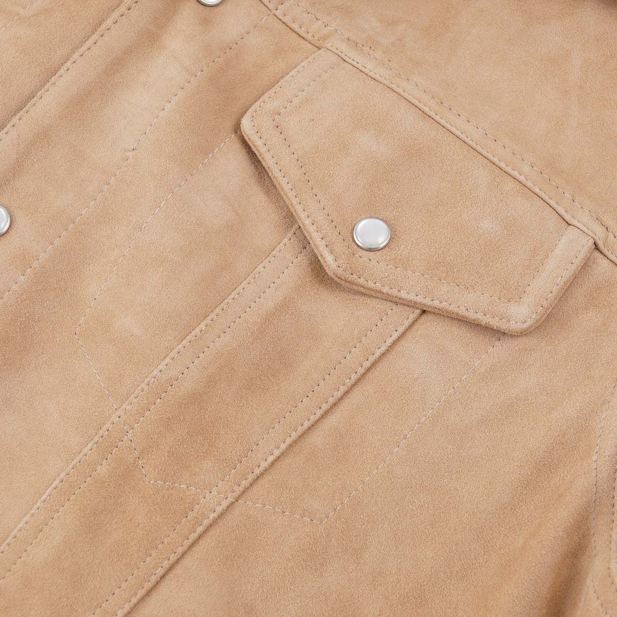 Marco Pescarolo Suede and Jersey Cotton Jacket - Top Shelf Apparel
