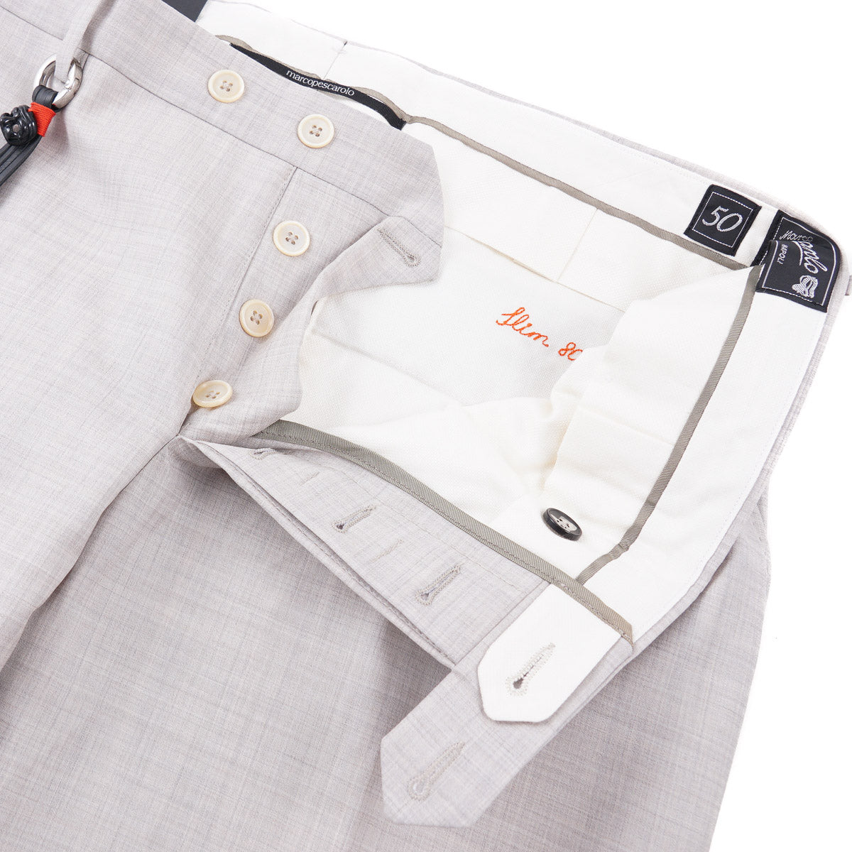 Marco Pescarolo Slim-Fit Wool Pants - Top Shelf Apparel