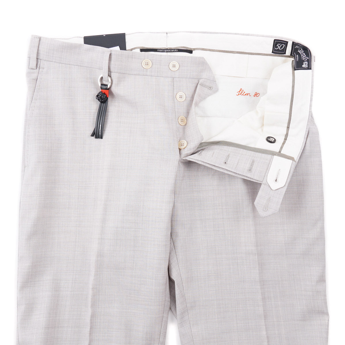 Marco Pescarolo Slim-Fit Wool Pants - Top Shelf Apparel
