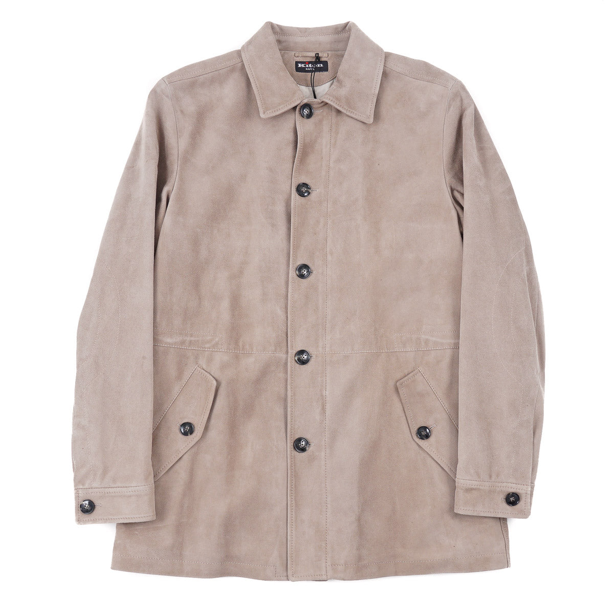 Kiton Reindeer Suede Jacket with Quilted Lining - Top Shelf Apparel