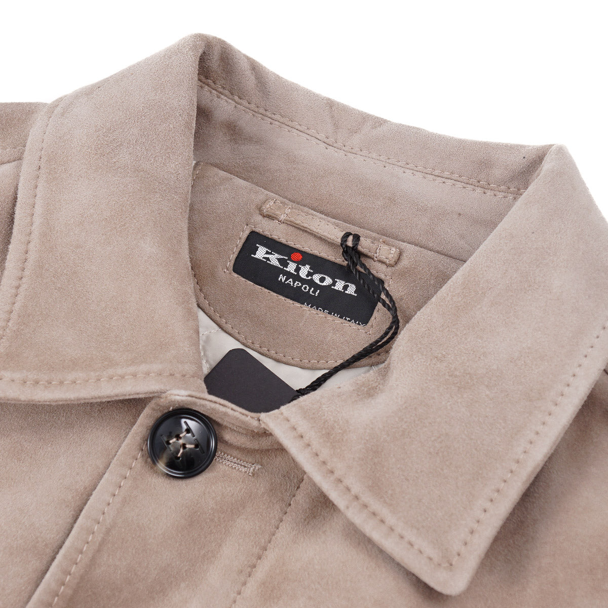 Kiton Reindeer Suede Jacket with Quilted Lining - Top Shelf Apparel