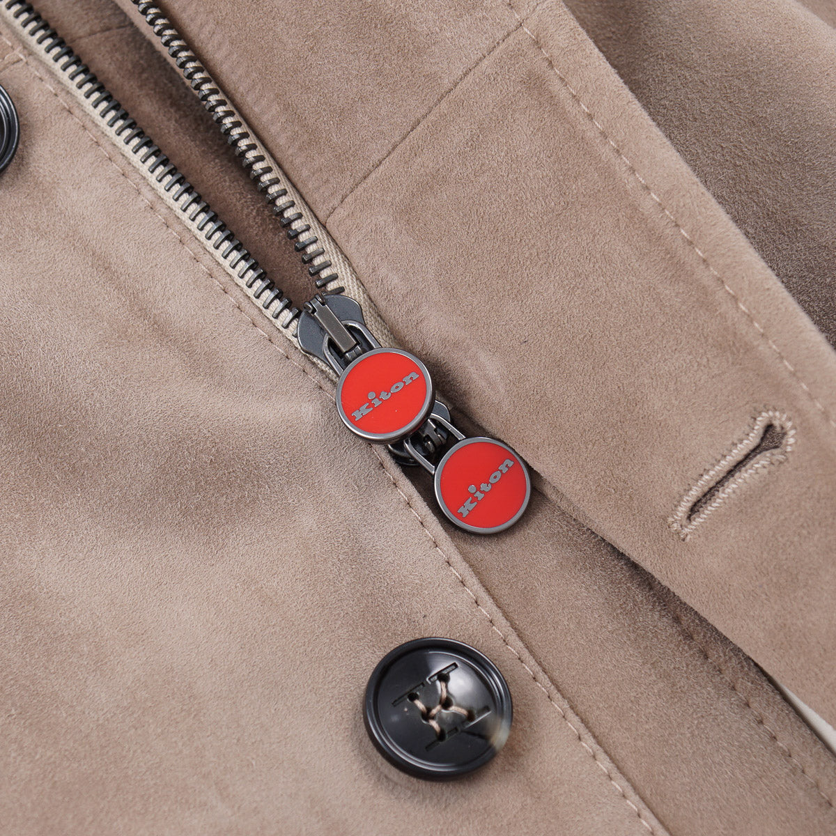 Kiton Reindeer Suede Jacket with Quilted Lining - Top Shelf Apparel