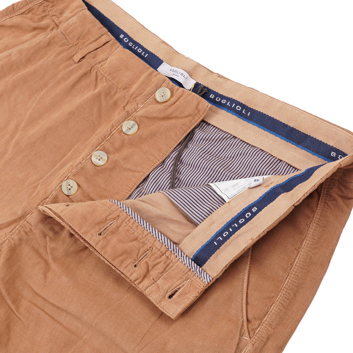 Boglioli Lightweight Corduroy Cotton Shorts - Top Shelf Apparel