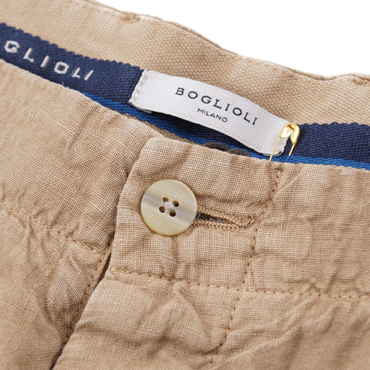 Boglioli Washed Linen Bermuda Shorts - Top Shelf Apparel