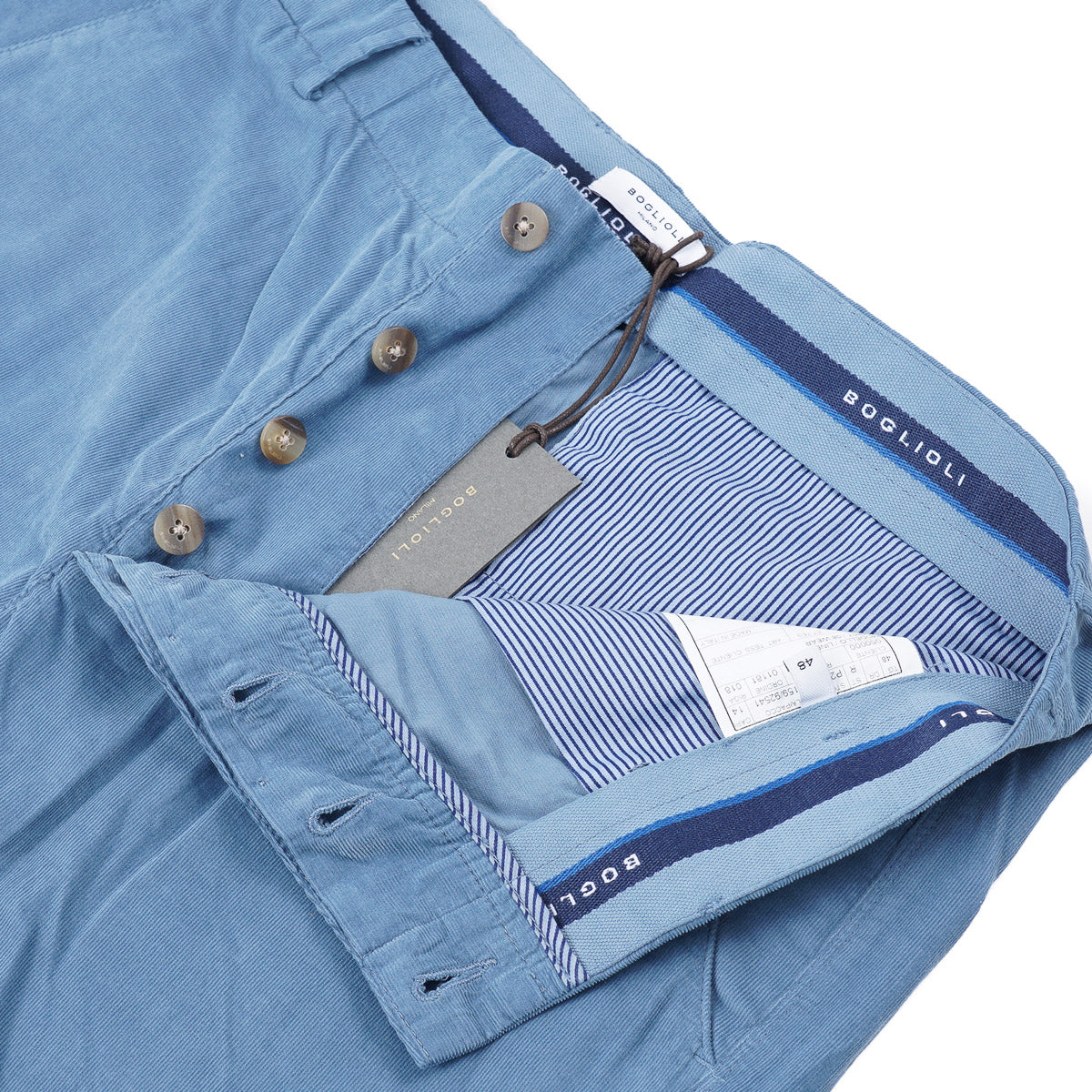 Boglioli Lightweight Corduroy Cotton Shorts - Top Shelf Apparel