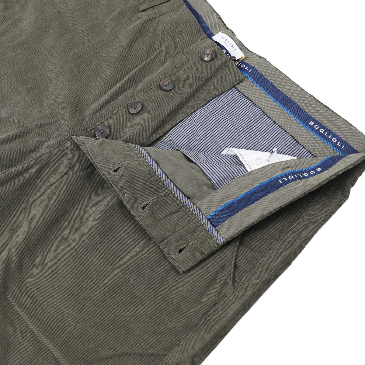 Boglioli Lightweight Corduroy Cotton Shorts - Top Shelf Apparel