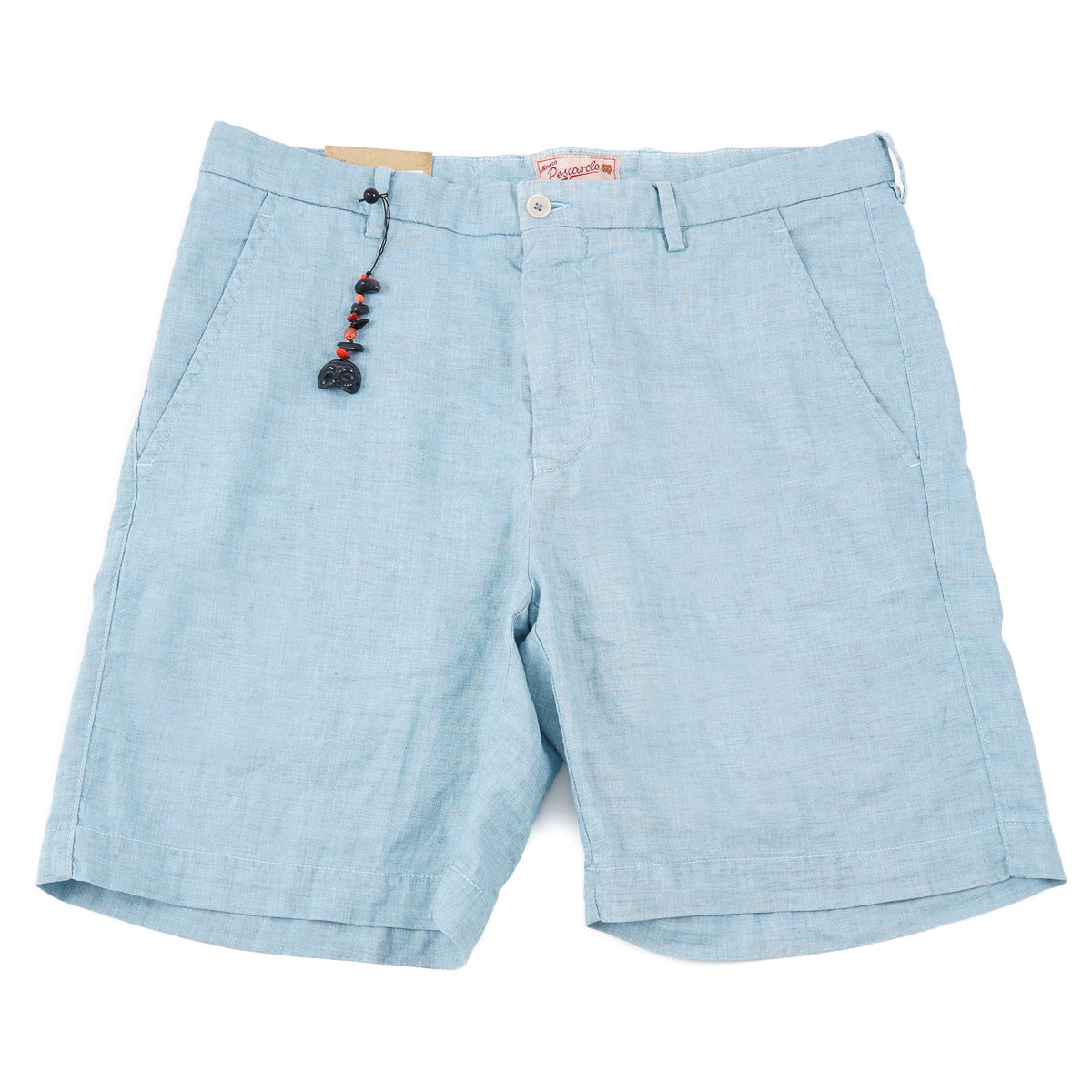 Marco Pescarolo Aqua Linen Shorts - Top Shelf Apparel