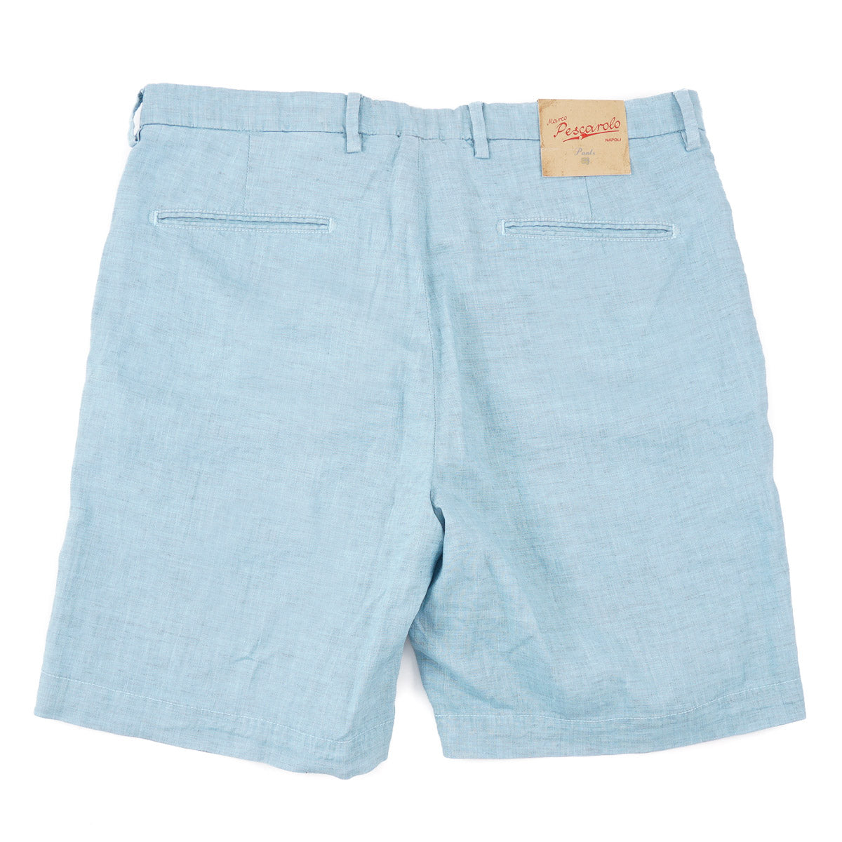 Marco Pescarolo Aqua Linen Shorts - Top Shelf Apparel