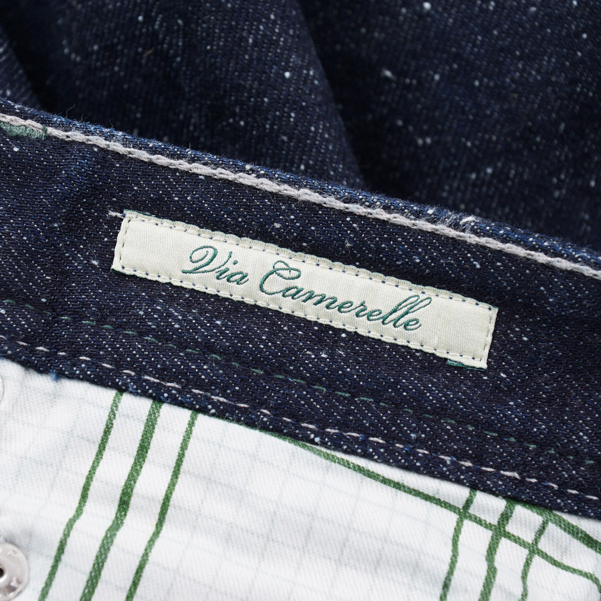 Luigi Borrelli Flecked Denim Jeans - Top Shelf Apparel