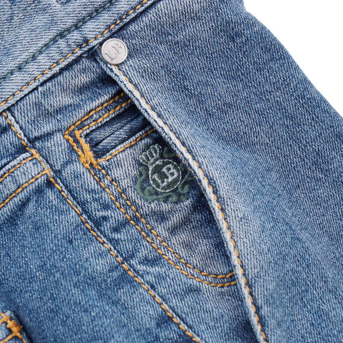 Luigi Borrelli Slim-Fit Denim Jeans - Top Shelf Apparel
