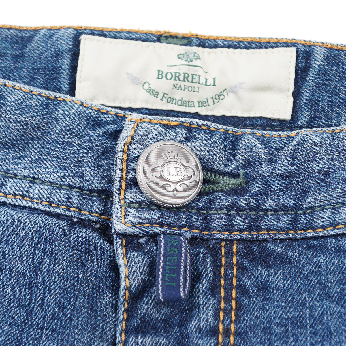 Luigi Borrelli Slim-Fit Denim Jeans - Top Shelf Apparel