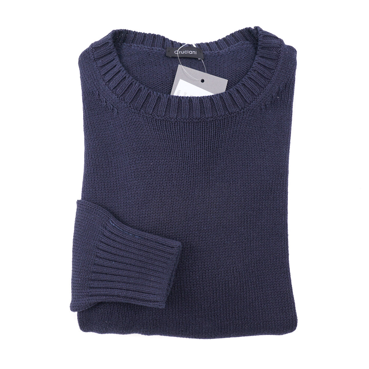 Cruciani Heavier Knit Cotton Sweater - Top Shelf Apparel