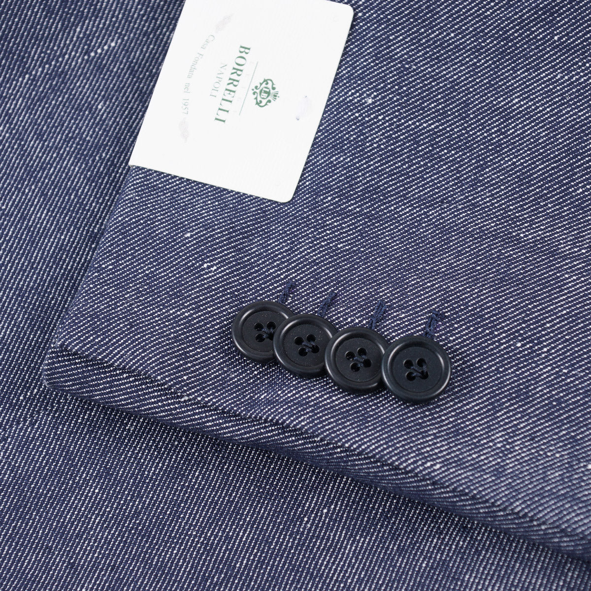 Luigi Borrelli Chambray Cotton-Linen Sport Coat - Top Shelf Apparel