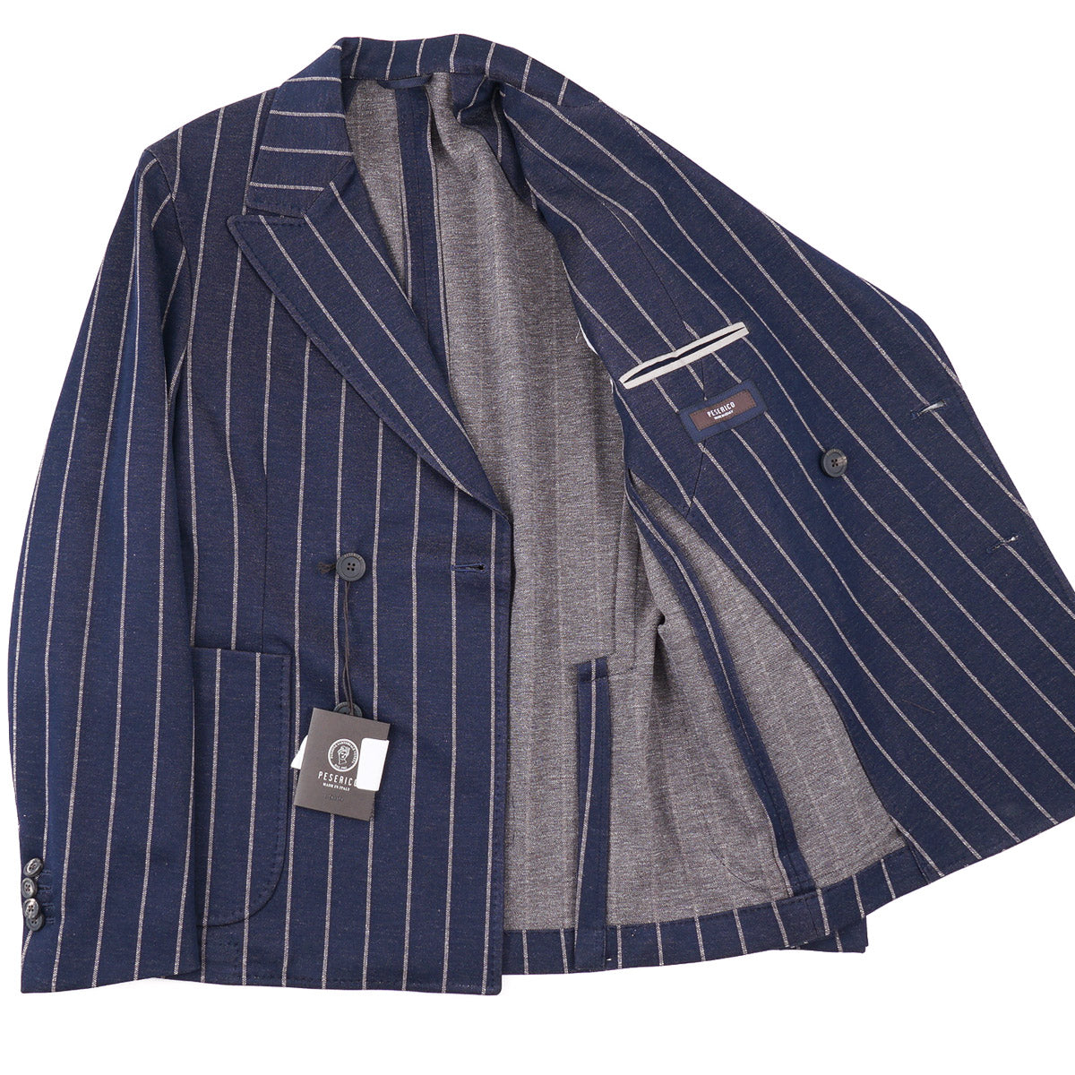 Peserico Slim-Fit Jersey Cotton Blazer - Top Shelf Apparel