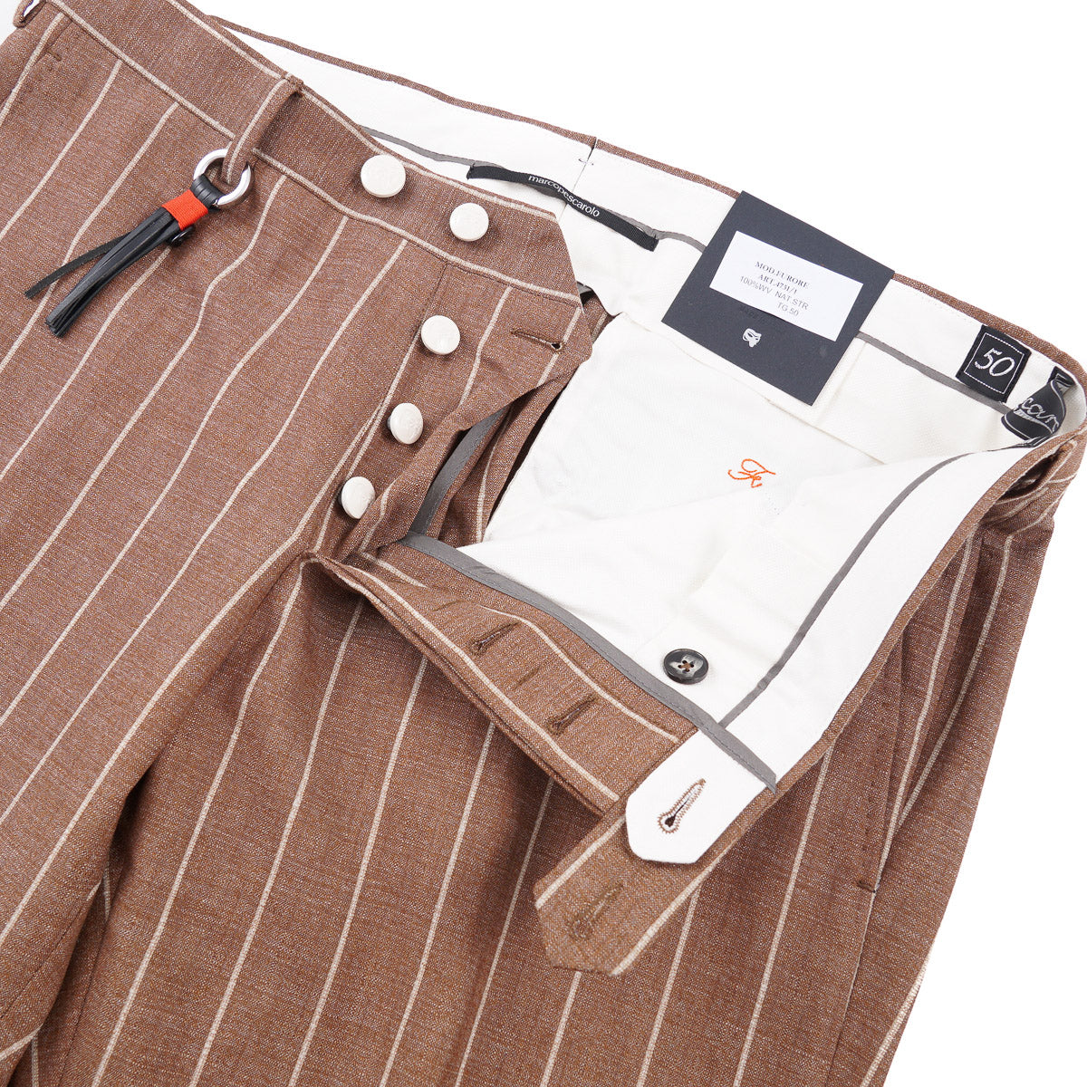 Marco Pescarolo Slim-Fit Wool Pants - Top Shelf Apparel
