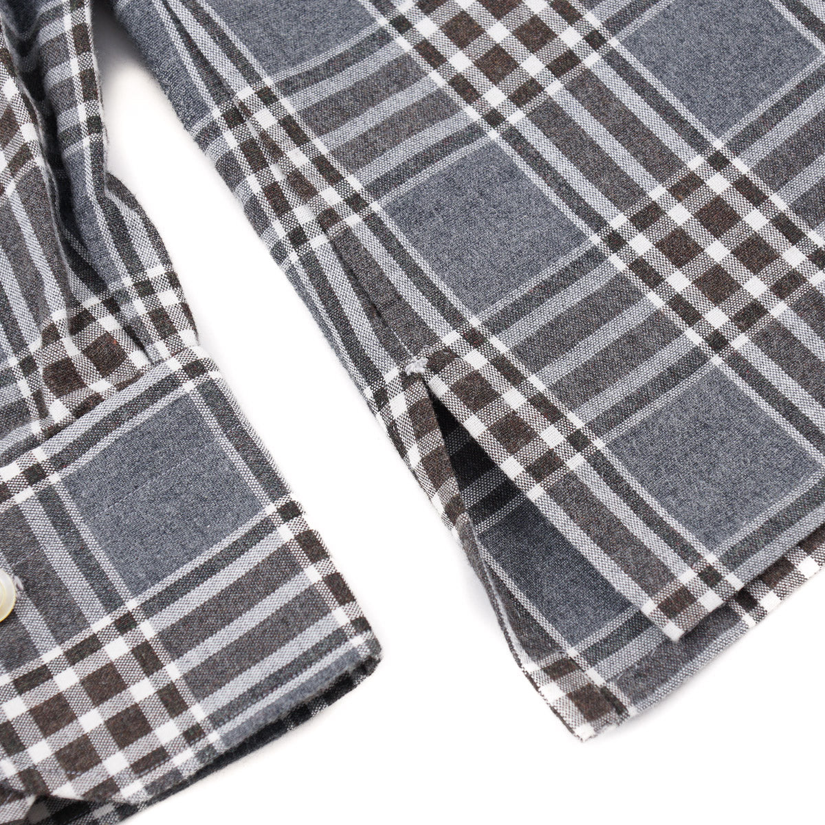 Kiton Lightweight Flannel Cotton Shirt - Top Shelf Apparel