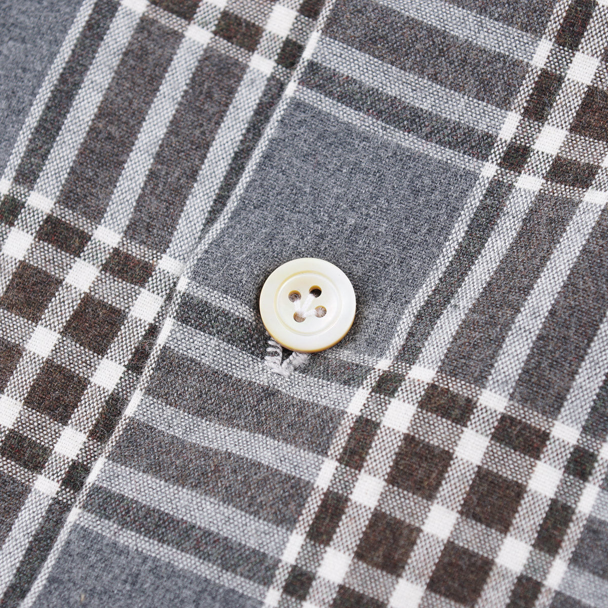 Kiton Lightweight Flannel Cotton Shirt - Top Shelf Apparel