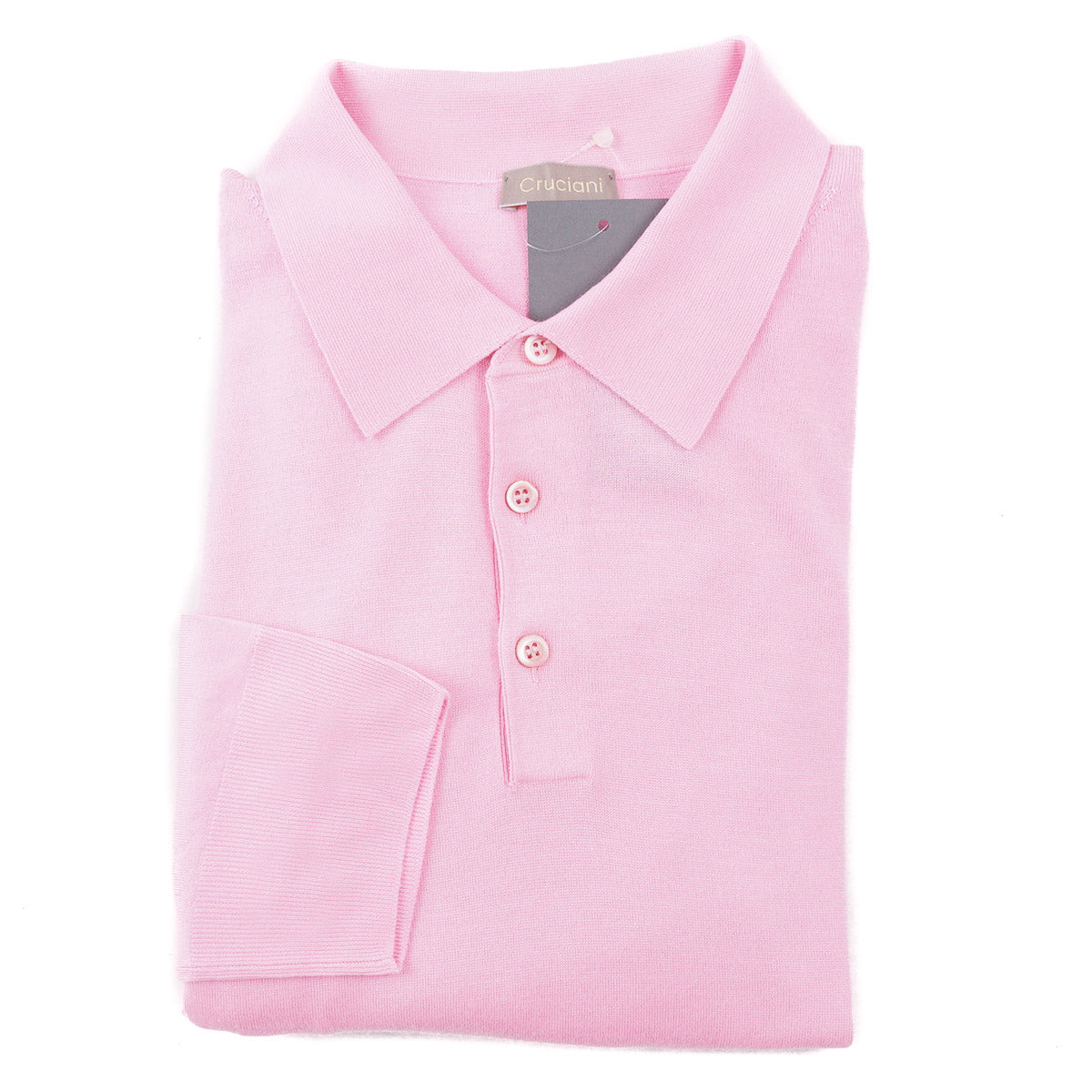 Cruciani Lightweight Cashmere-Silk Polo Sweater - Top Shelf Apparel