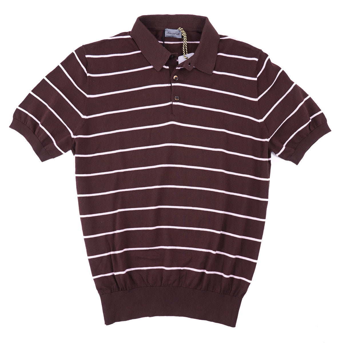 Sartorio Short-Sleeve Cotton Polo Sweater - Top Shelf Apparel