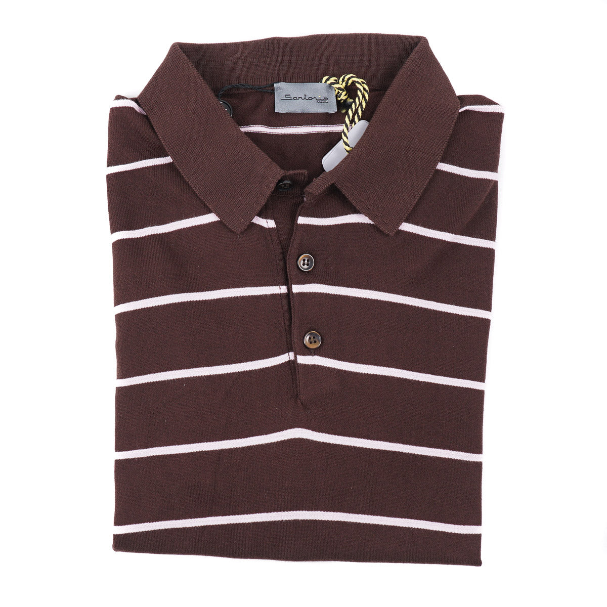 Sartorio Short-Sleeve Cotton Polo Sweater - Top Shelf Apparel