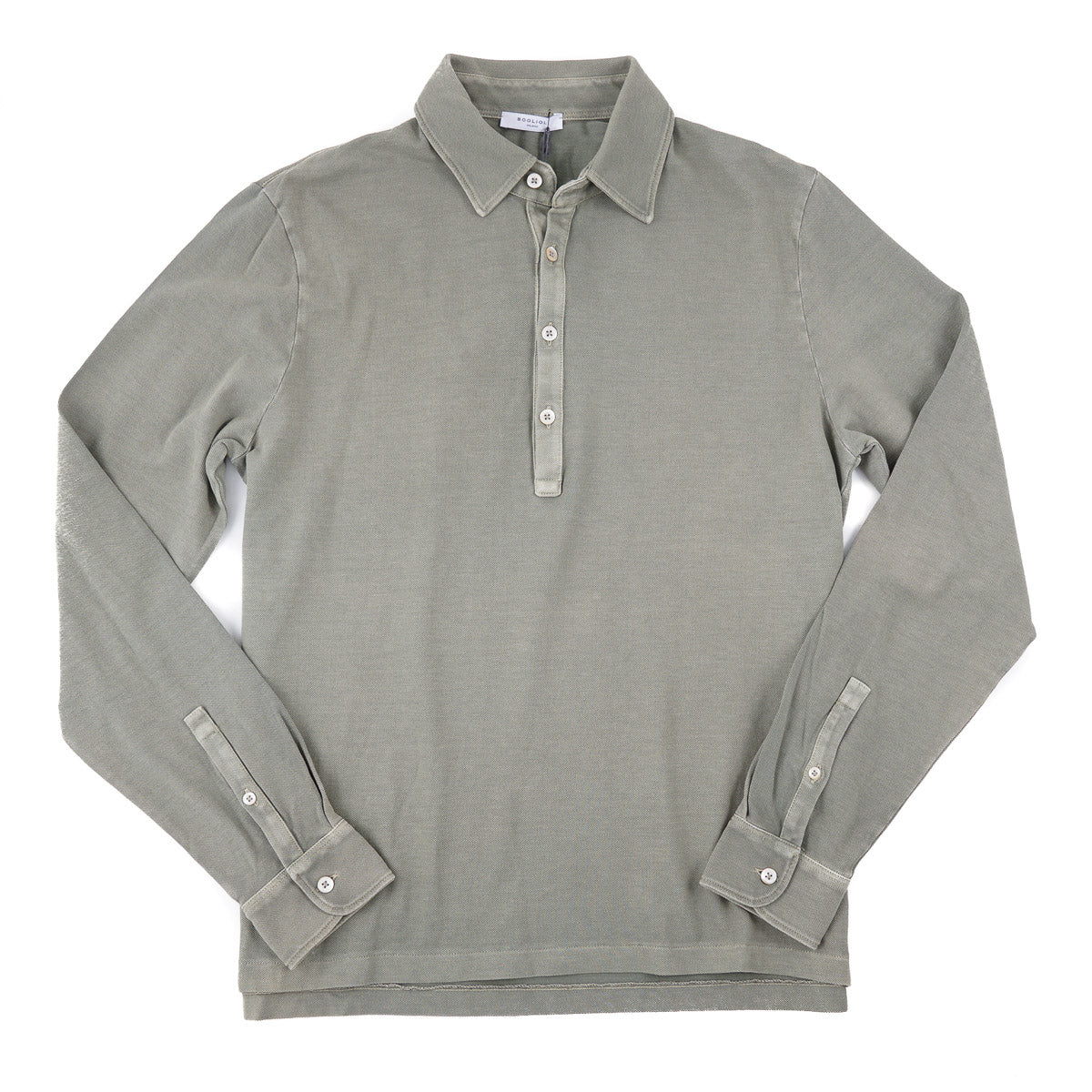 Boglioli Pique Knit Cotton Polo Shirt - Top Shelf Apparel