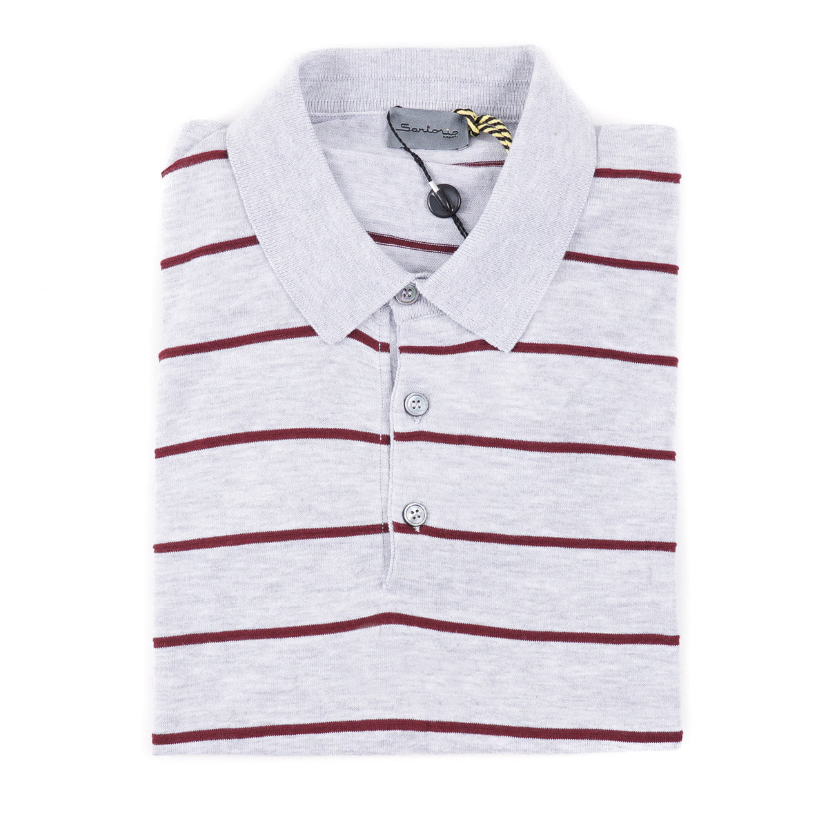 Sartorio Short-Sleeve Cotton Polo Sweater - Top Shelf Apparel