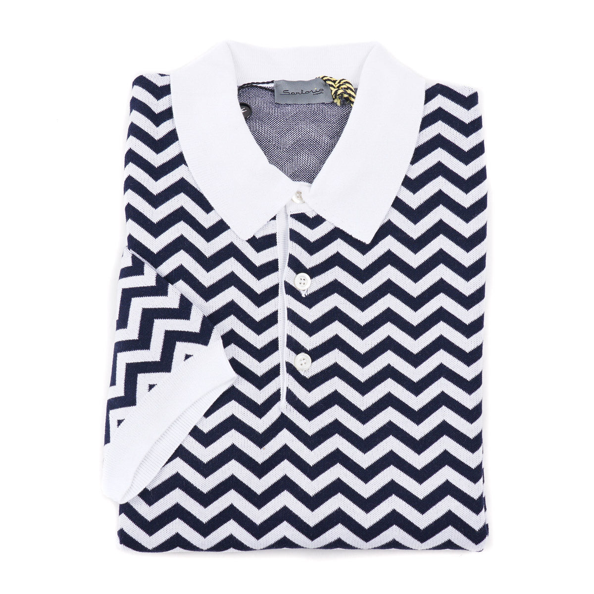 Sartorio Short-Sleeve Cotton Polo Sweater - Top Shelf Apparel