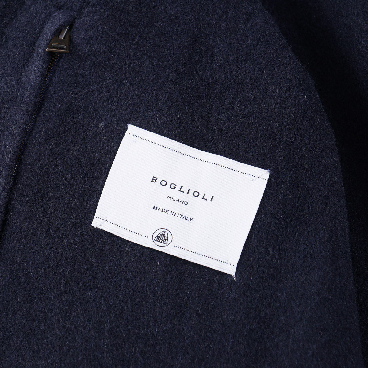 Boglioli Soft Flannel Cashmere Bomber Jacket