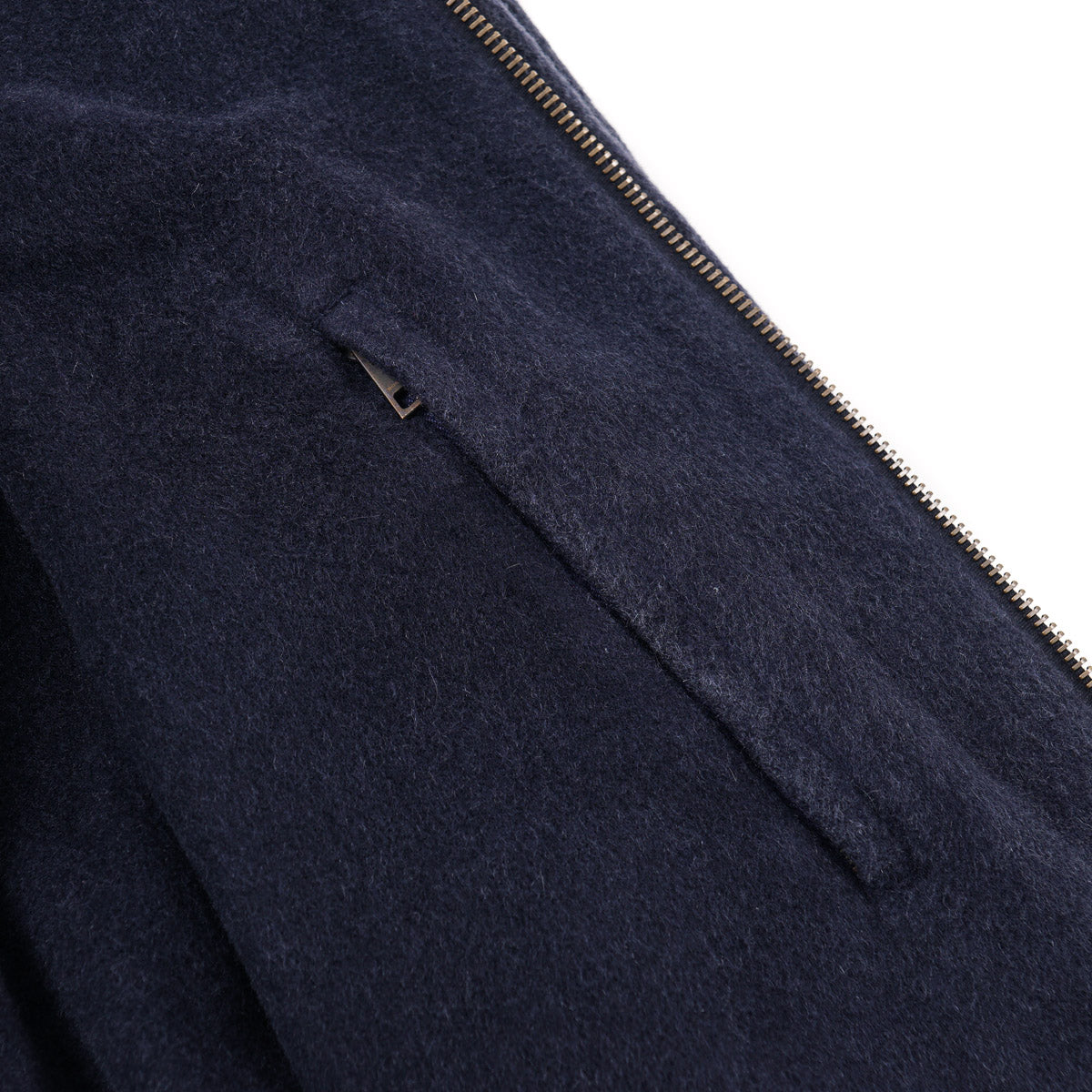 Boglioli Soft Flannel Cashmere Bomber Jacket