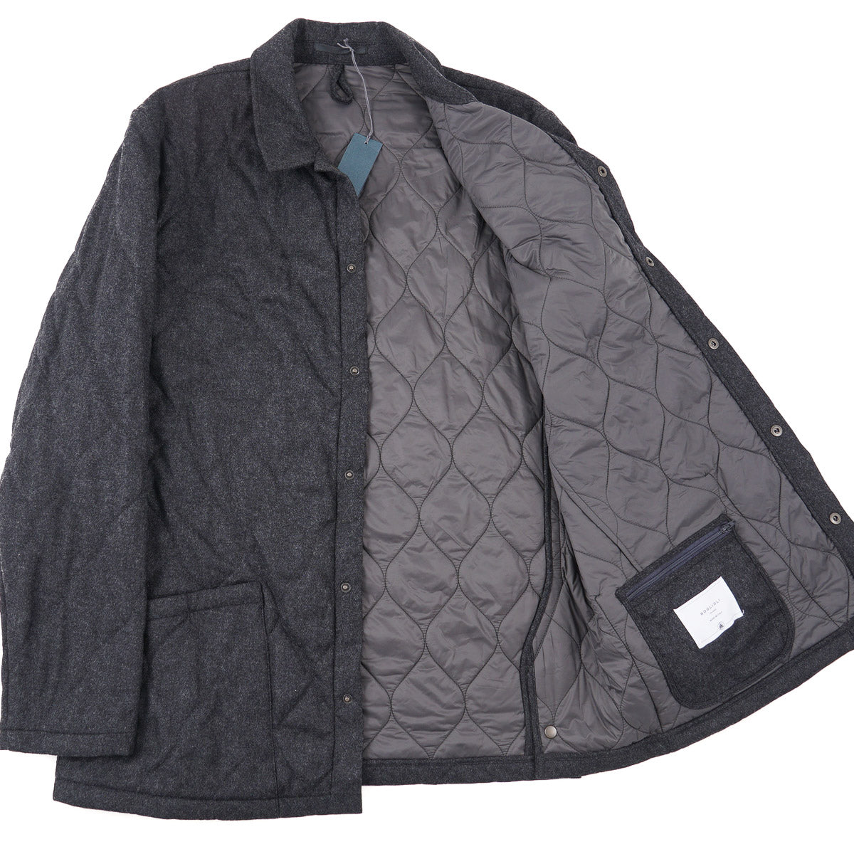 Boglioli Quilted Wool 'Mondadori' Jacket