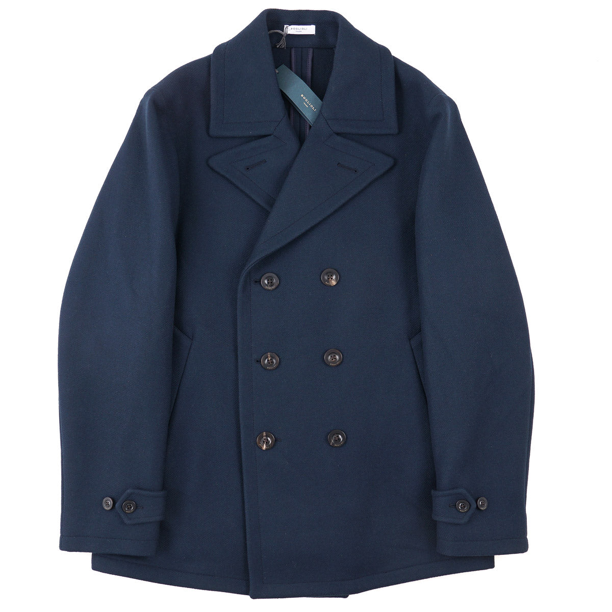 Boglioli Wool-Cashmere Pea Coat